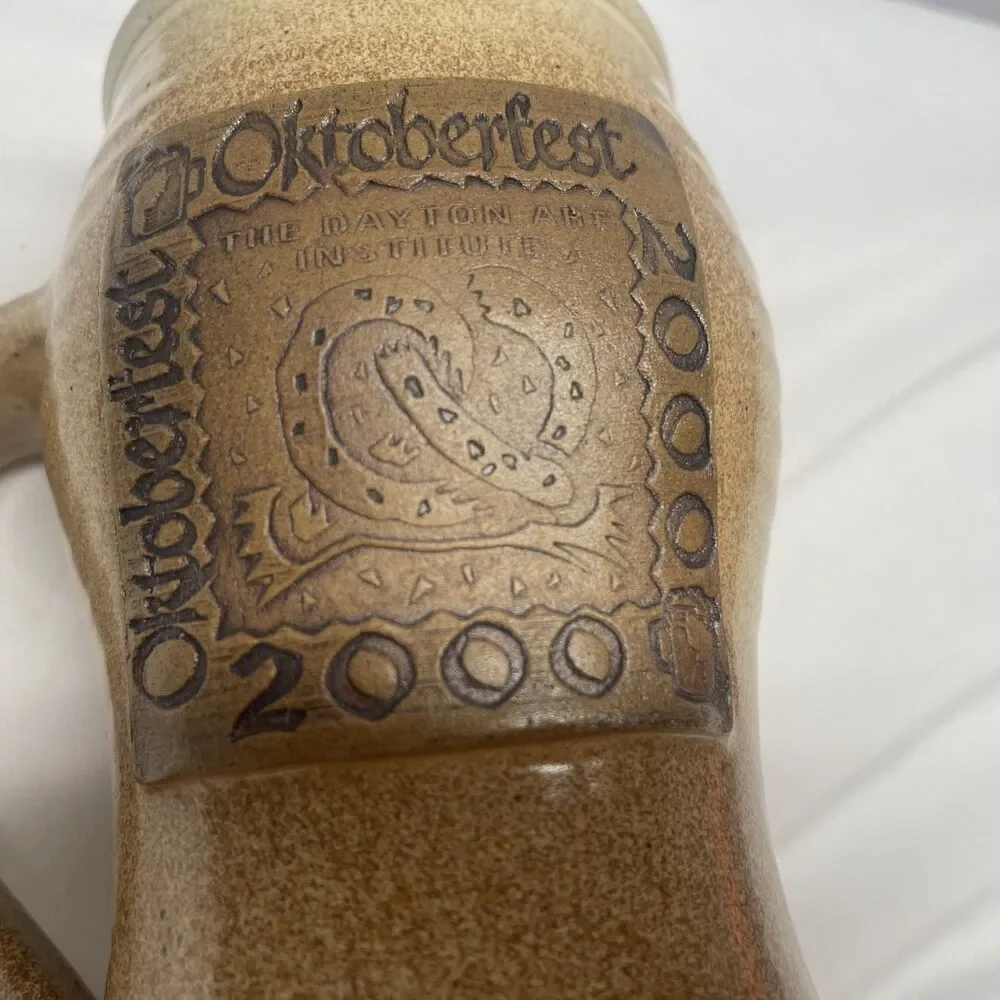 Dayton Ohio OKTOBERFEST Beer Stein Mug Pottery Greer 2000 Octoberfest DAI